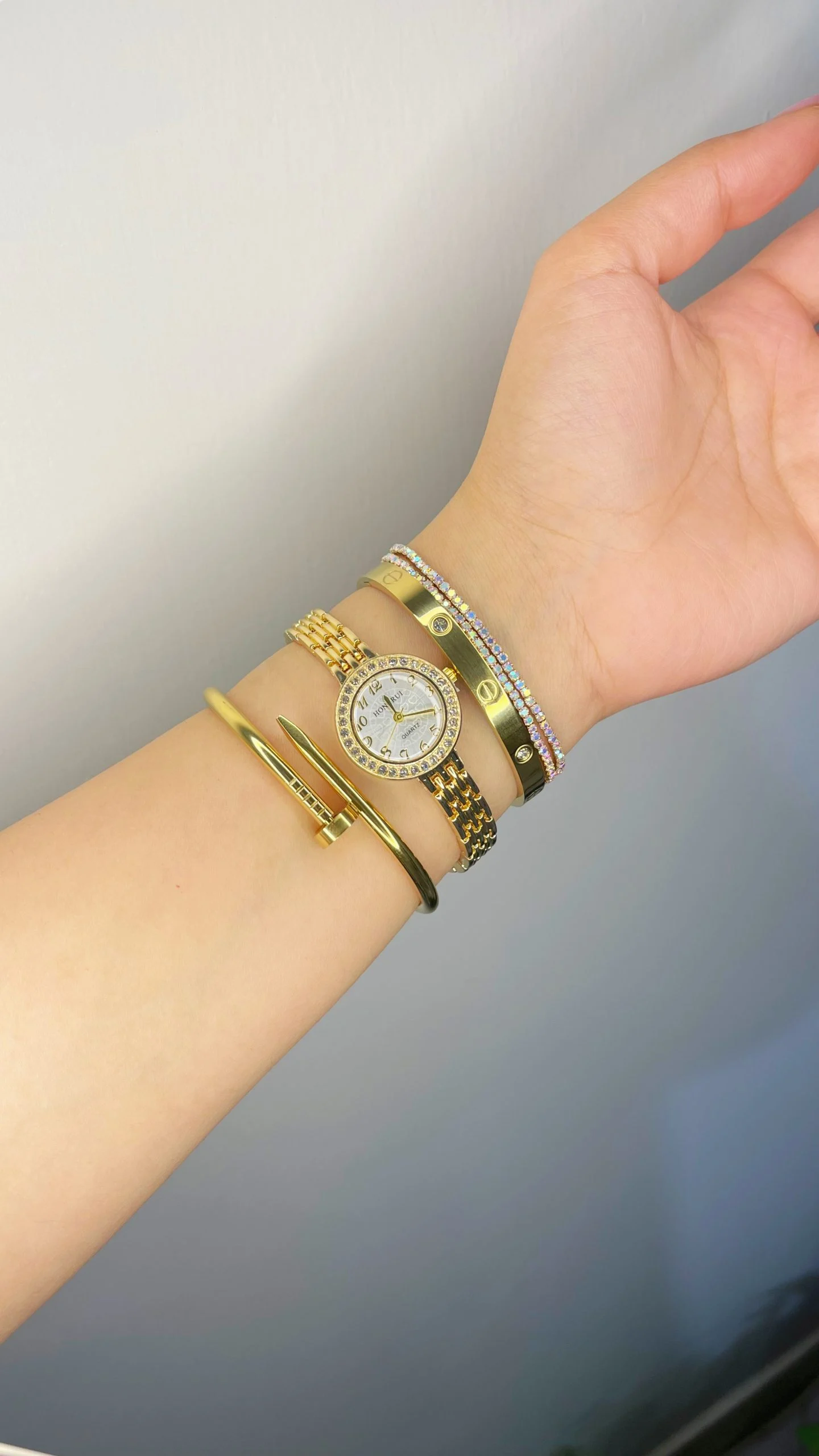 ساده دورنگین (طلایی)