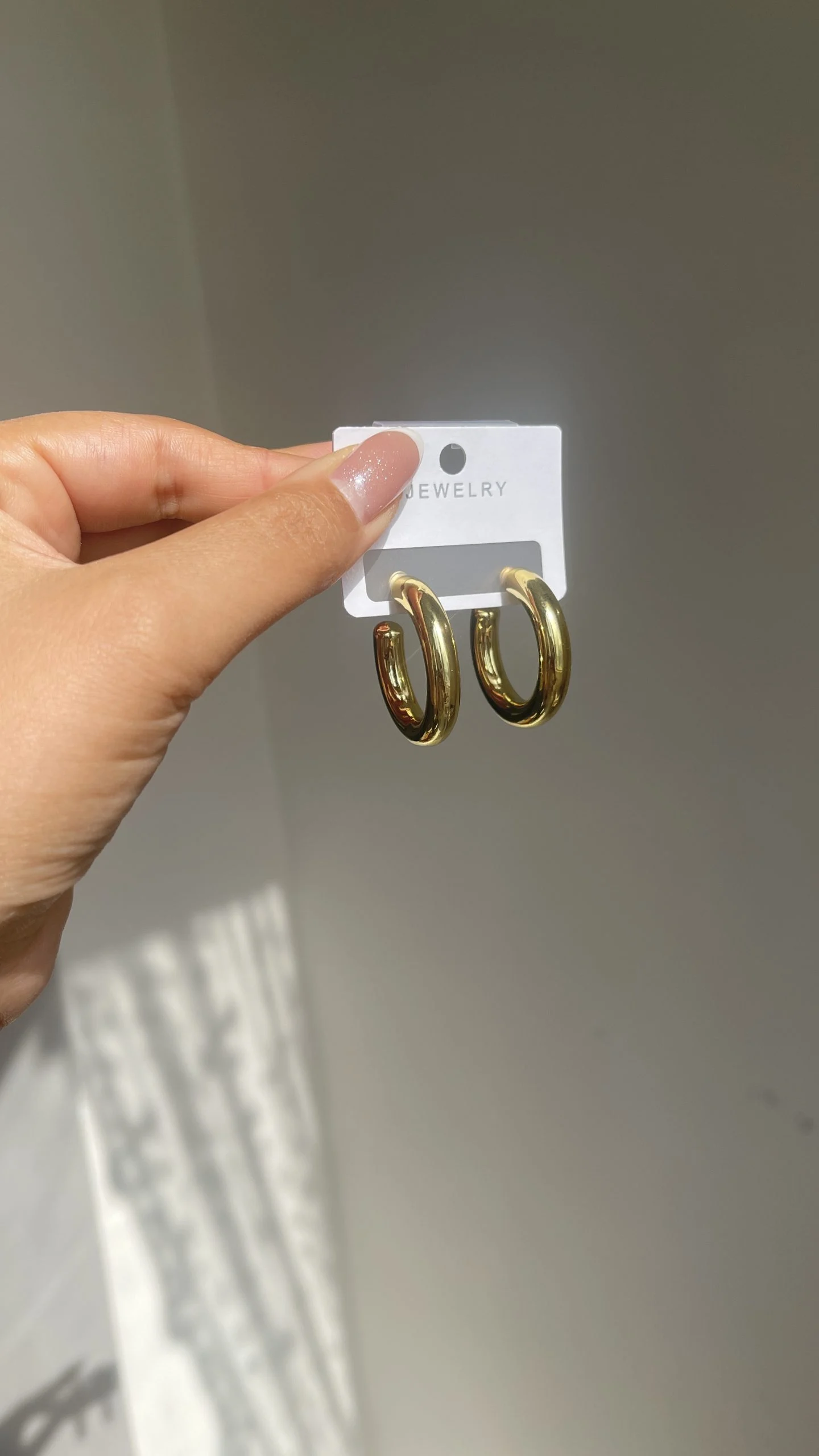 گوشواره حلقه ای اینه ای