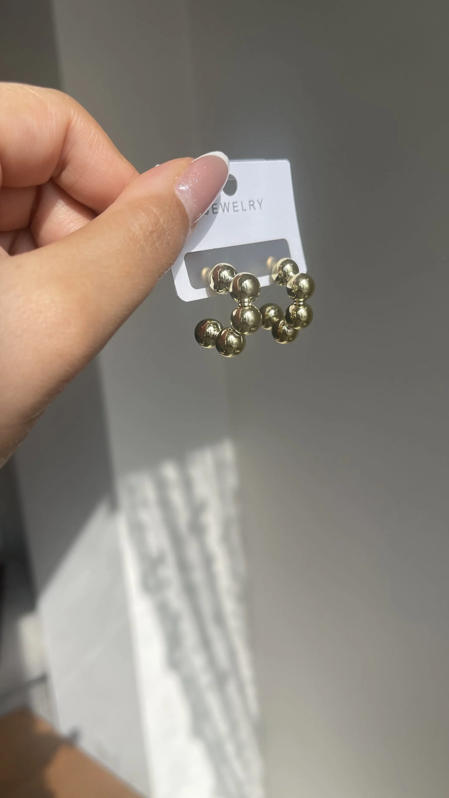 گوشواره حلقه ای توپی